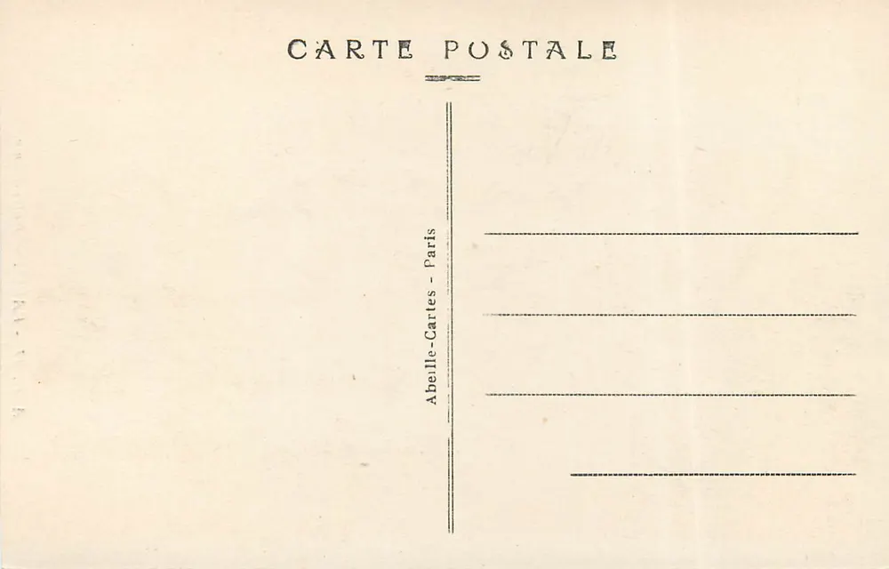 Nossa Senhora — Paris — A.C. 27 — Abelle-Cartes - Paris - Verso
