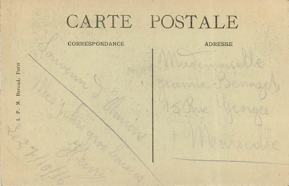 Amiens — O Teatro — Dampres, editora 9, rua das Três Carmes - Verso
