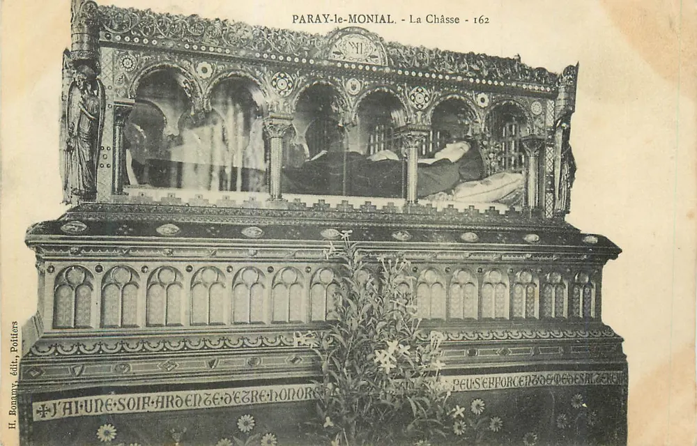 Paray-le-Monial - A Châsse - 162 — H. Bonamy, editor, Poitiers - Frente
