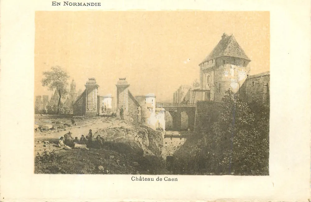 Castelo de Caen — Na Normandia — Edição Artística « Supra » Paris, n°10 - Frente