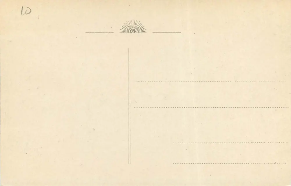 Nice - Algemene uitzicht genomen vanaf de Mont-Boron — uitgever CAP, n°2 - Achterkant