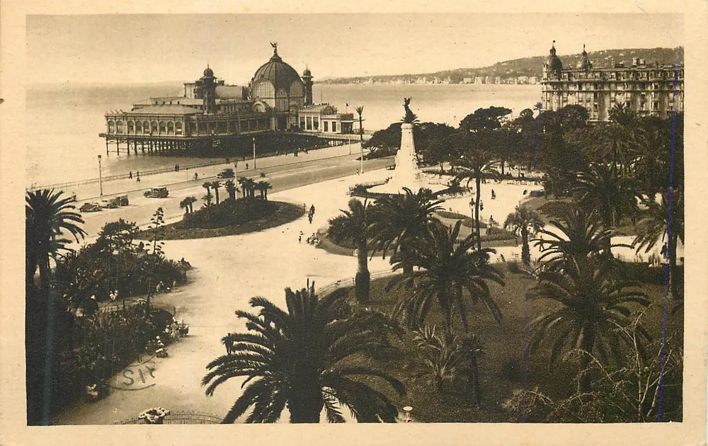 Nice — Jetée-promenade et Jardins Albert — Éditeur L. Gilletta et Cie, n°19 - Voorkant