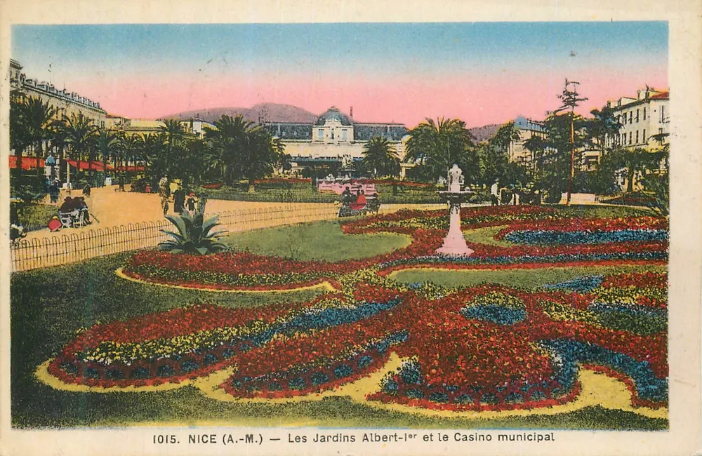 Nizza (A.-M.) — Les Jardins Albert-Ier und das municipale Casino — Éditions « La Provence » - Vorderseite