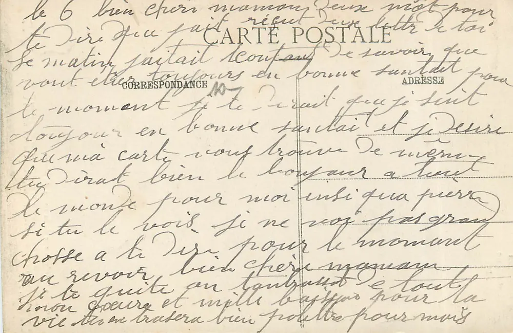 Besançon — A cidadela vista da estrada de Morre — Coleção Histórica (M.D.) - Verso