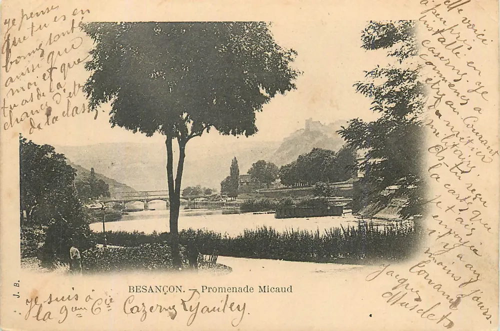 Besançon — Promenade Micaud - Recto