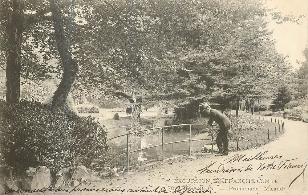 Excursão na Franche-Comté — Besançon — Promenade Micaud - Frente
