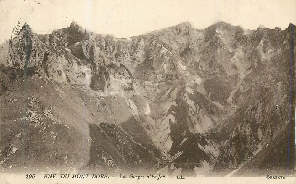 Env. do Mont-Dore — As Gorges do Inferno — Selecta - Frente