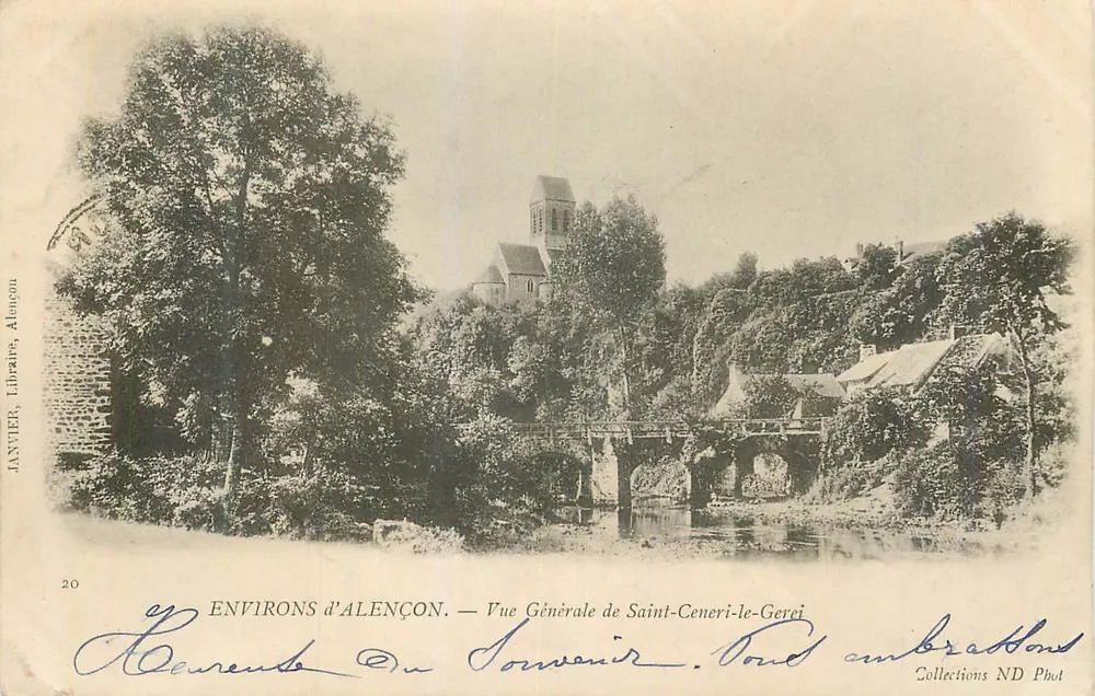 Umgebung von Alençon — Allgemeiner Blick auf Saint-Ceneri-le-Gerei — Januar, Buchhandlung, Alençon - Vorderseite