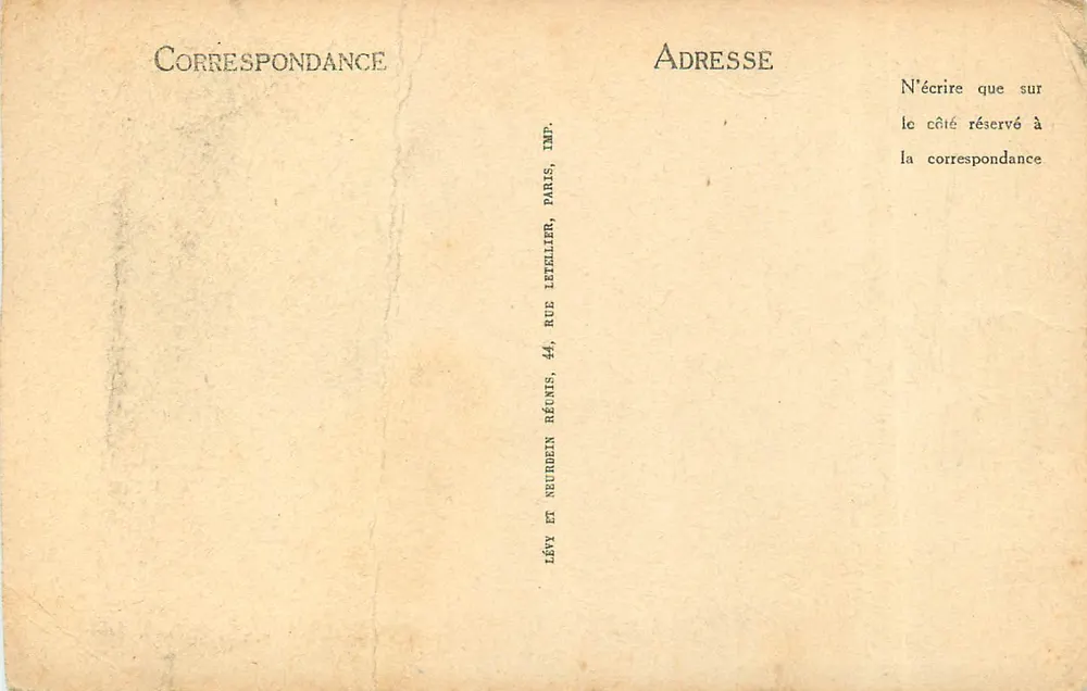 Clermont-Ferrand — A Catedral — LL 103 - Verso
