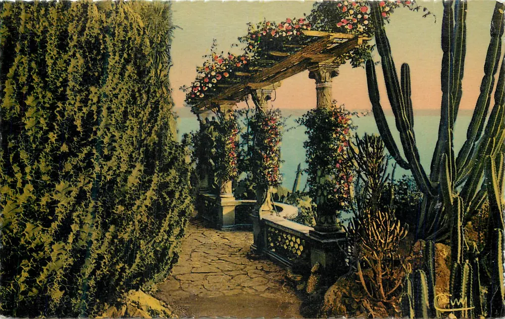 Mônaco — Jardim Exótico — Combier, Mônaco - Frente
