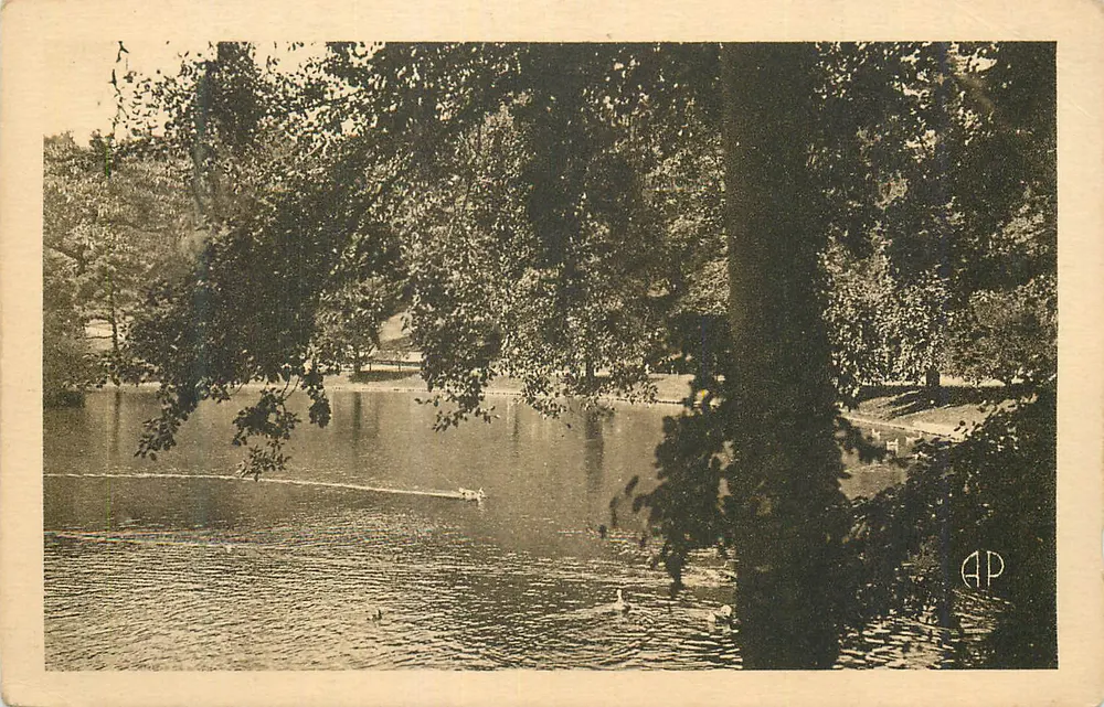 Parque Montsouris, o Lago — Paris — Editor E. Papeghin - Frente