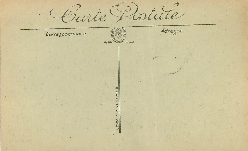 LYON — Fontäne Bartholdi auf der Place des Terreaux — L.I.. - Rückseite