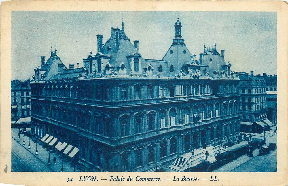 LYON — Palácio do Comércio — A Bolsa — LL. - Frente