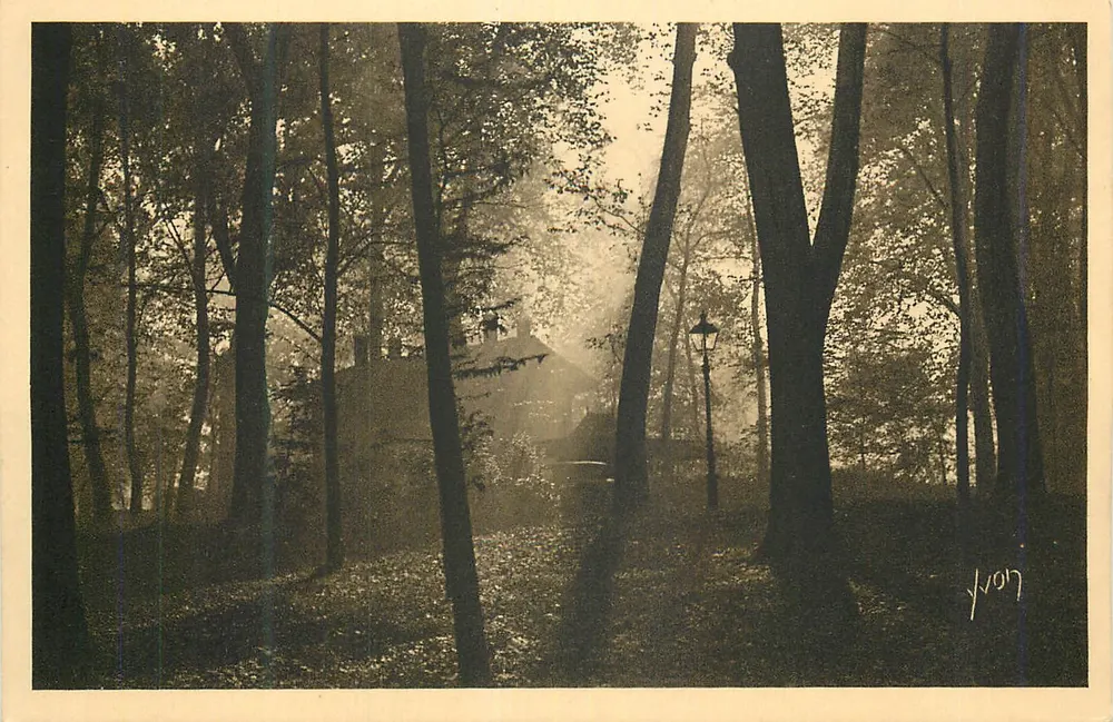 Ein Eckbereich des Parc de la Tête d'Or — Lyon (Rhône) — Les Éditions d'Yvon, n°69 - Vorderseite