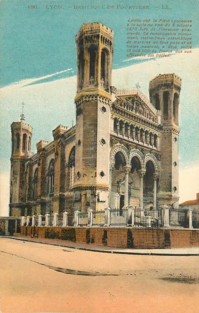 LYON - BASILICA DE FOURVIÈRE — LL.. - Frente