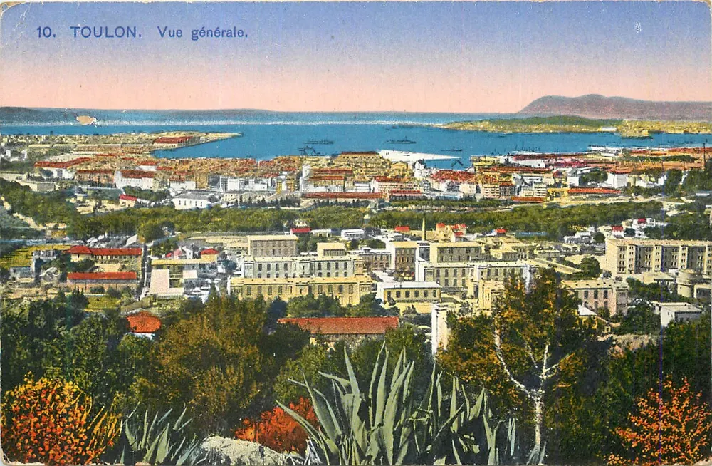 Toulon — Visão geral — Carta postal n°10 - Frente