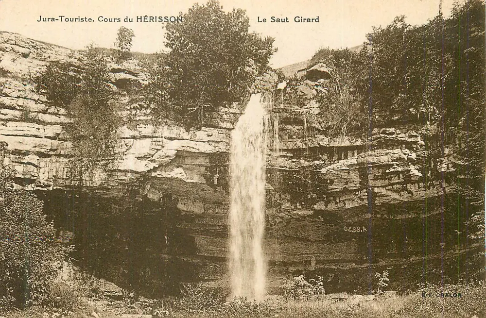 Le Saut Girard — Cours du Hérisson — Jura-Touriste - Vorderseite