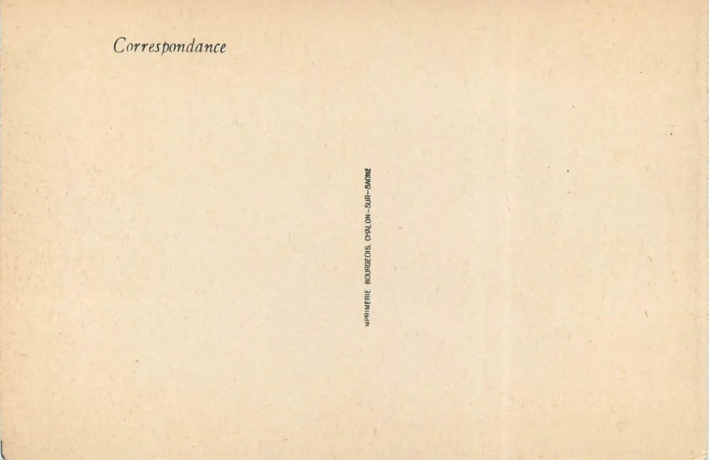 Der Große Sprung — Wasserfall des Jura — B. F. CHALON - Rückseite