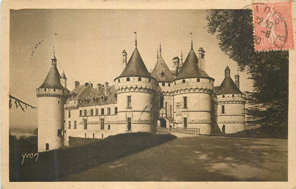 Château de Chaumont-sur-Loire — Châteaux de la Loire — Édition d'Art YVON, Paris - Recto