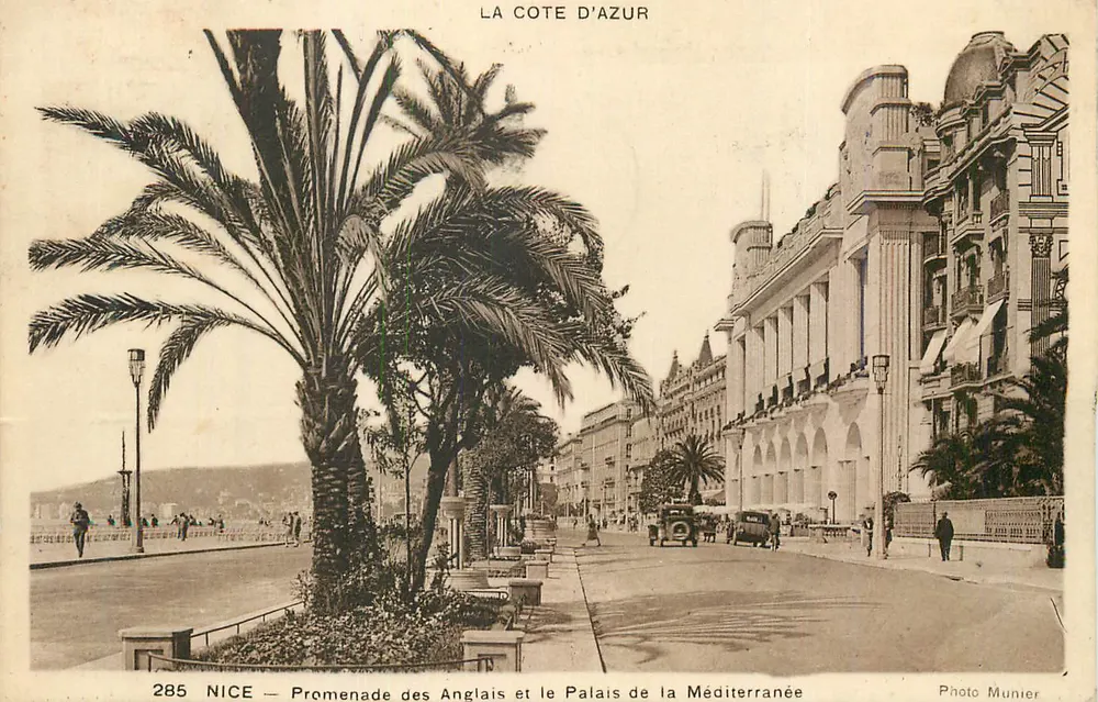 Nice — Promenade des Anglais et le Palais de la Méditerranée — Photo Munier - Recto