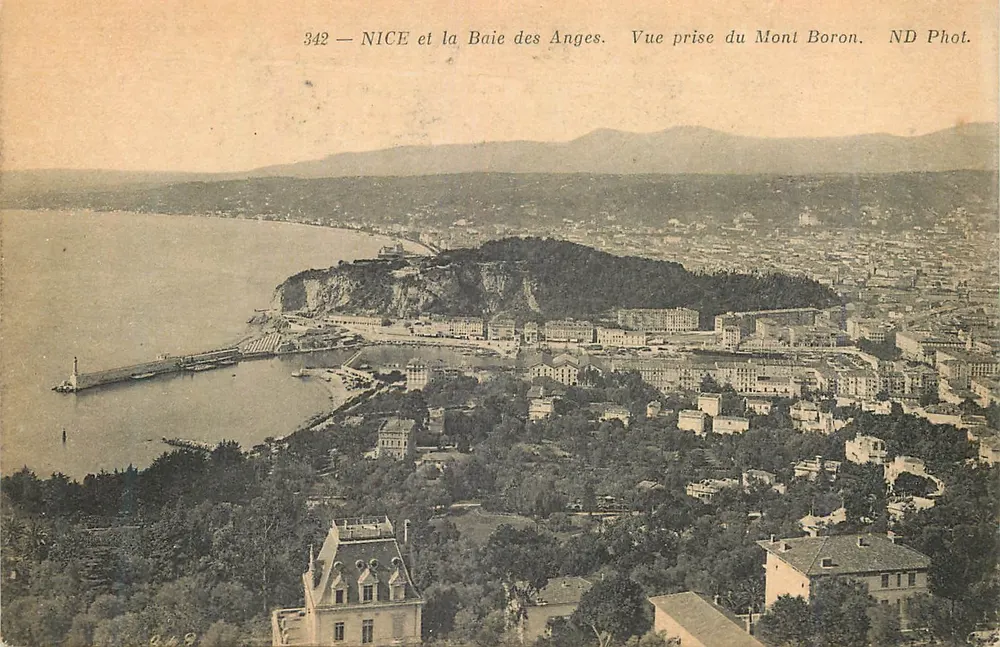 NICE und die Bucht der Engel — Aufnahme vom Mont Boron — ND Fot. n°342 - Vorderseite
