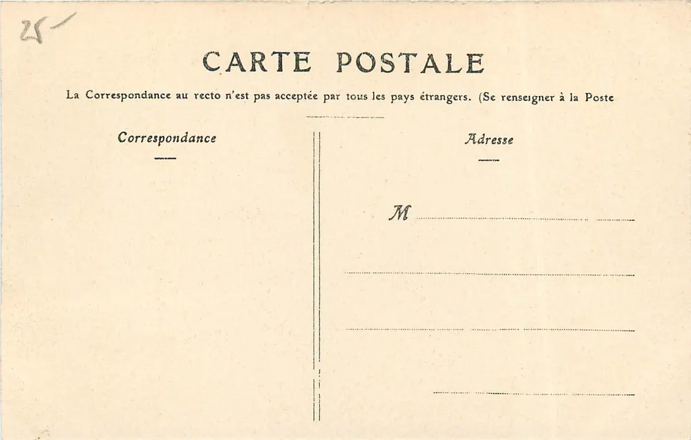 Besançon — La Madeleine et le Pont Battant — J. Biard, Éd., Besançon - Verso