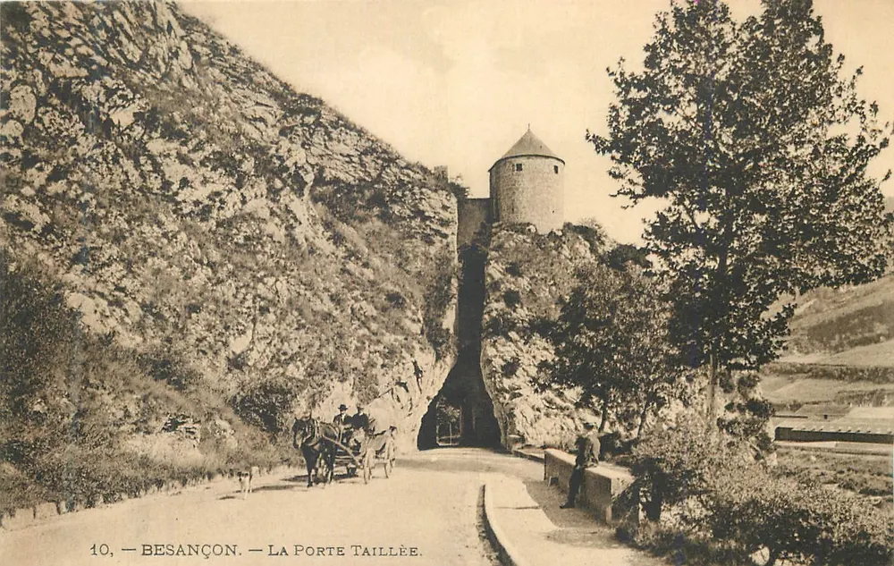 Besançon — A Porta Cortada — Teulet-Mosdler, edição n°10 - Frente