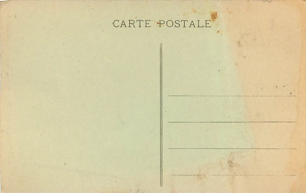 Tiffauges (Vendée) — Bergfried des Schlosses Gilles de Retz, genannt Bluebeard — Sammlung A. Robin, Fontaineay-le-Comte, Nr. 01865 - Rückseite