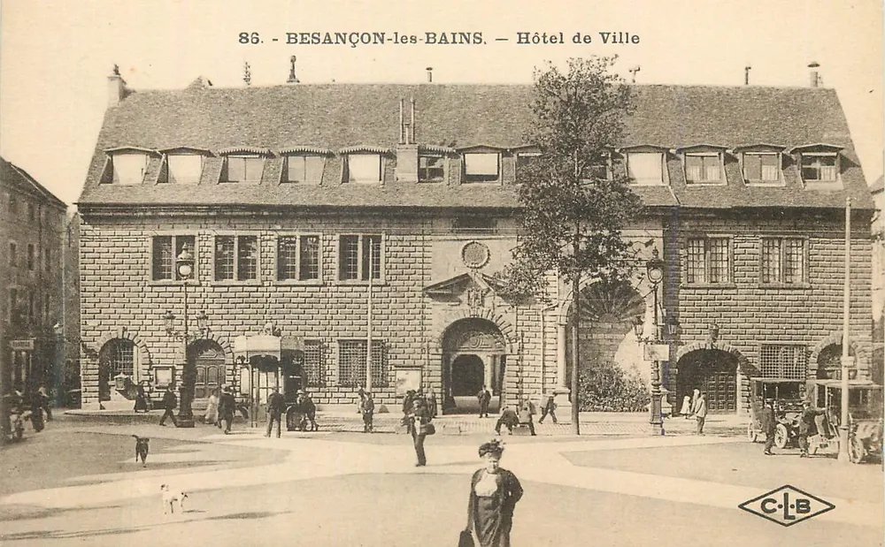 Besançon-les-Bains — Hôtel de Ville — C-L-B - Recto