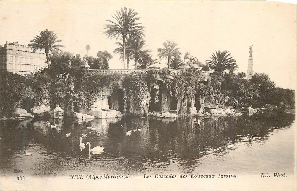 NICE (Alpes-Maritimes) — Die Cascades der neuen Gärten — ND. Phot. - Vorderseite