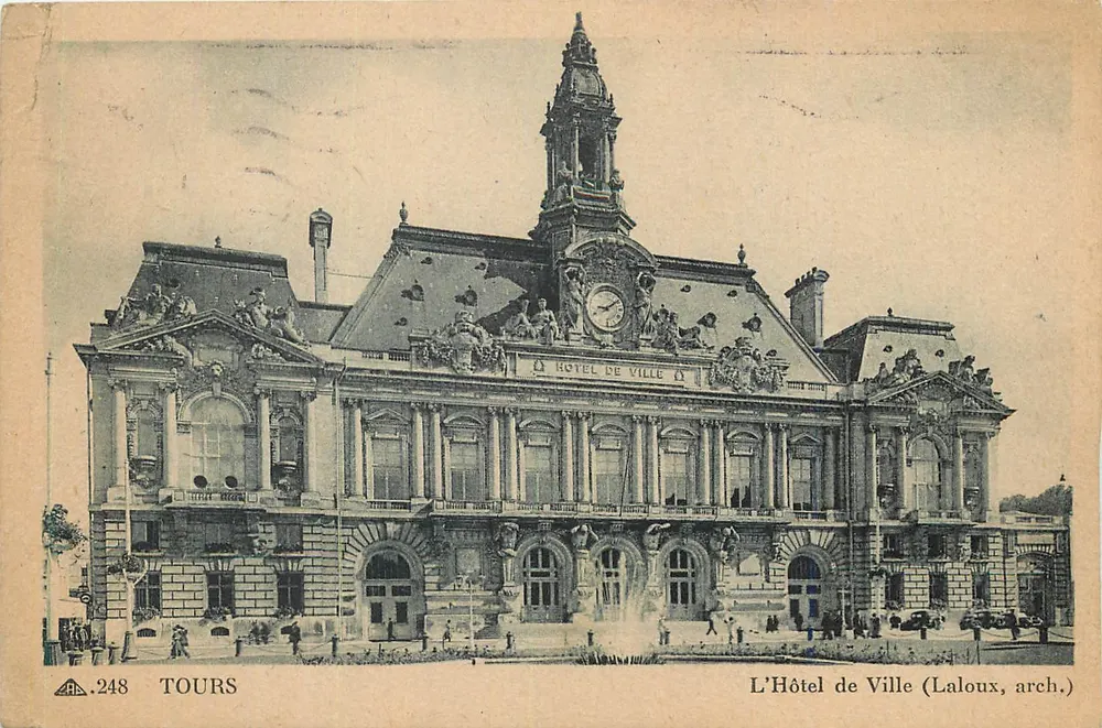Tours — L'Hôtel de Ville (Laloux, arch.) — série .248 - Recto