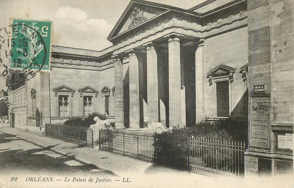 Orléans — O Palácio de Justiça — LL. - Frente