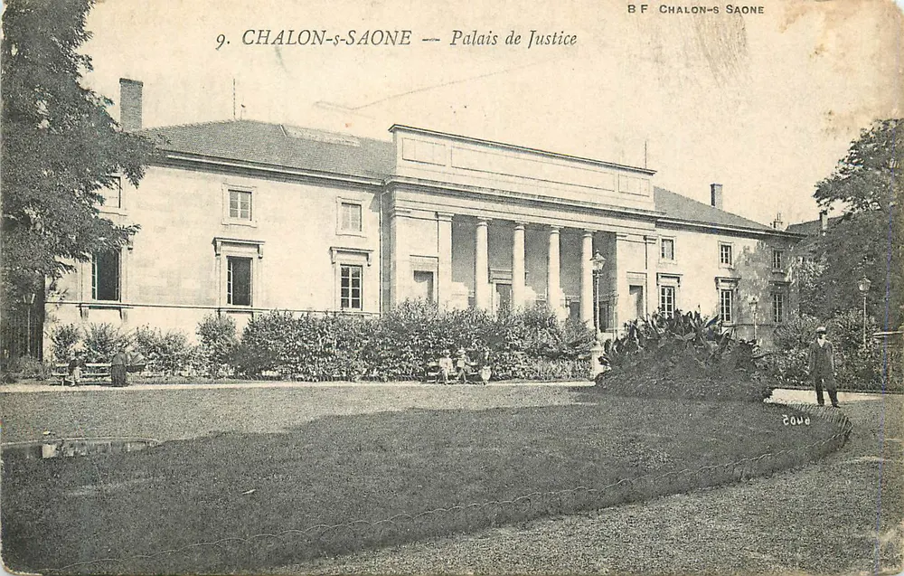 Chalon-sur-Saône — Palácio de Justiça — B.F. Chalon-saône, n°9 - Frente
