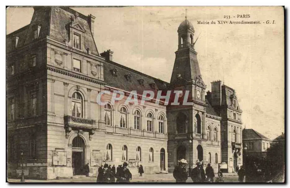 Urząd miasta XIV dzielnicy — Paryż — G. I. n° 253 - Awers