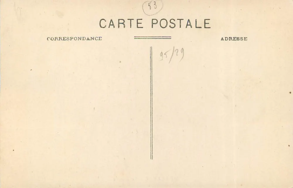 Laval - O Museu — editor A. Lamiré, Rennes, n° 291 - Verso