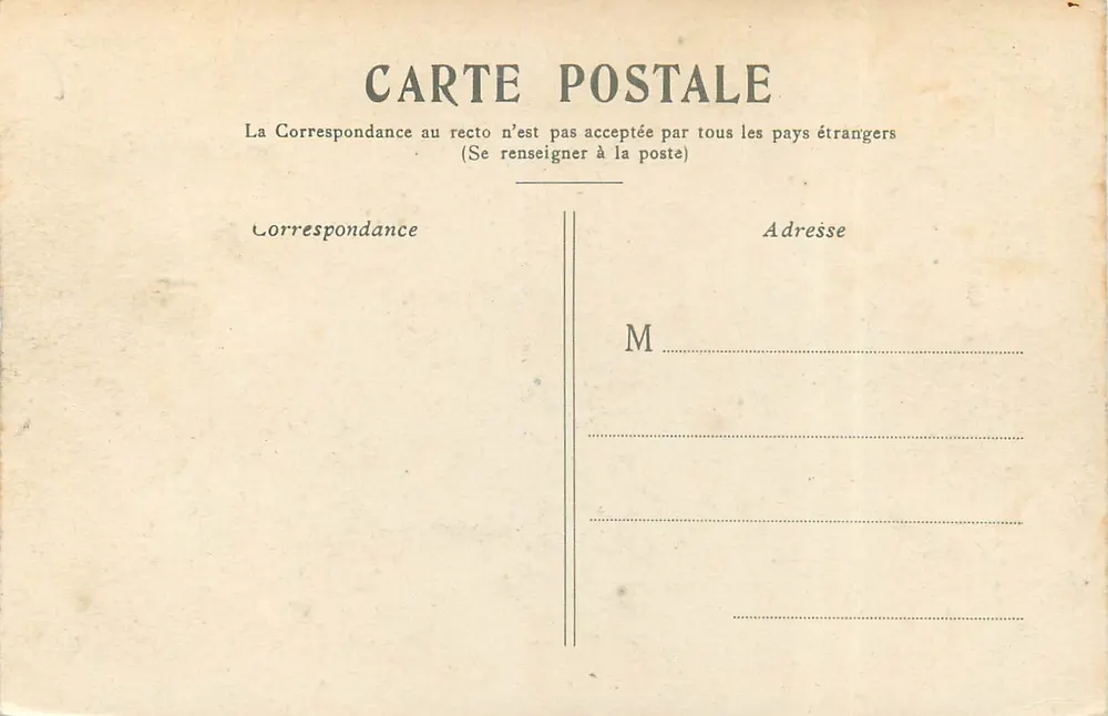 Paris — A Praça da Concórdia — editor não visível - Verso