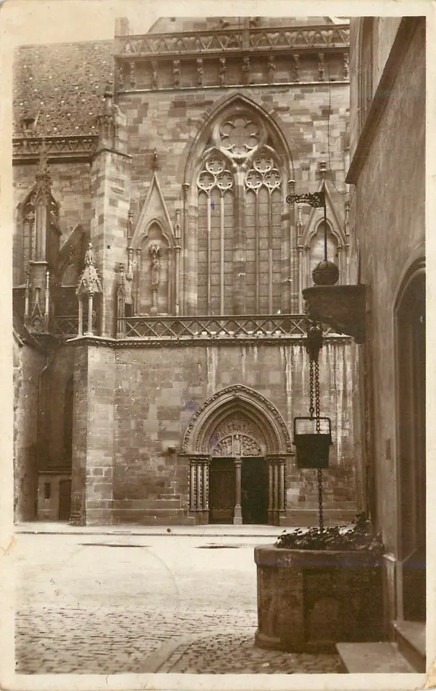Alt-Colmar — Altes Brunnenhaus und Querhaus der Kathedrale — Editionen N. D. Colmar - Vorderseite