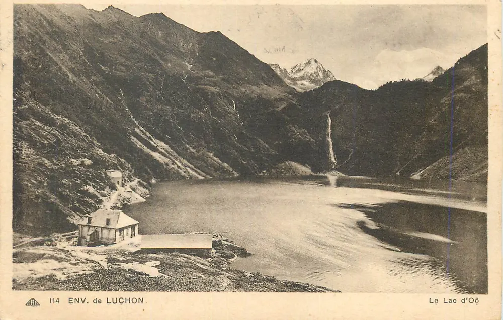 O Lago d'O6 — Env. de Luchon — Editor: Les Arts Photographiques - Frente