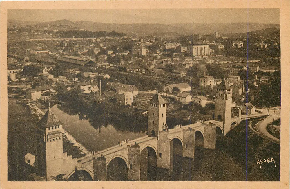 Cahors — O Ponte Valentré (século XIV) — Les Arts Graphiques, Toulouse - Frente