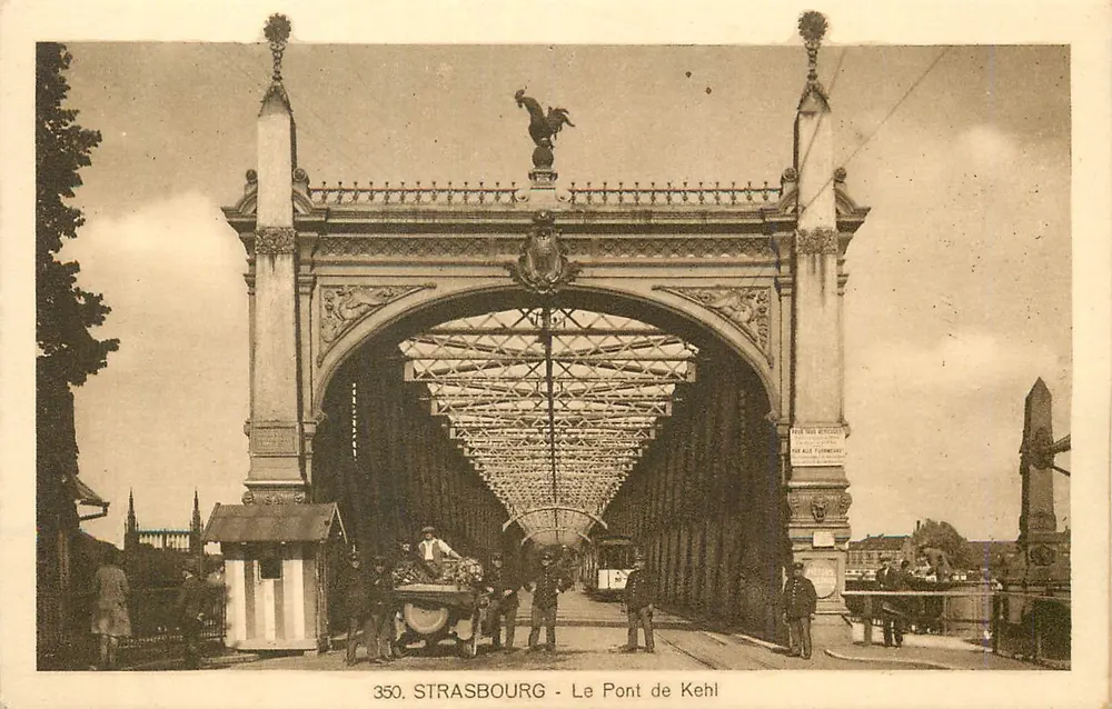 Strasbourg - The Kehl Bridge — publisher: Alsace Company of Photomechanical Arts, number 350 - Front