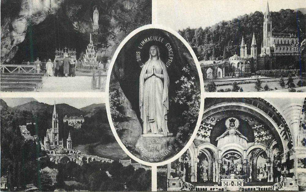 Lourdes — Santuário de Nossa Senhora de Lourdes — Edição Photo Mondial - Frente