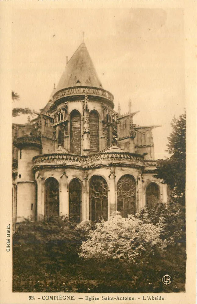 Compiègne — Igreja de São Antônio — A Abside - Frente