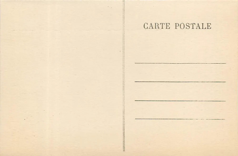 Coupe stratigraphique de la fouille des MARSEILLE — Époque néolithique à Magdalénien supérieur — sans éditeur ni numéro visible - Verso