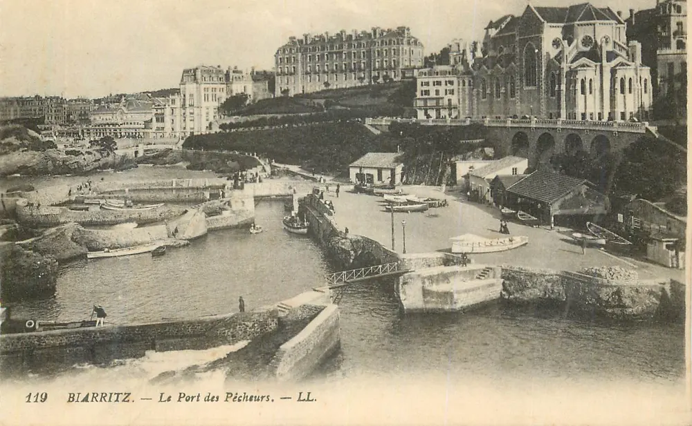 Biarritz — O Porto dos Pescadores — LL. n°119 - Frente