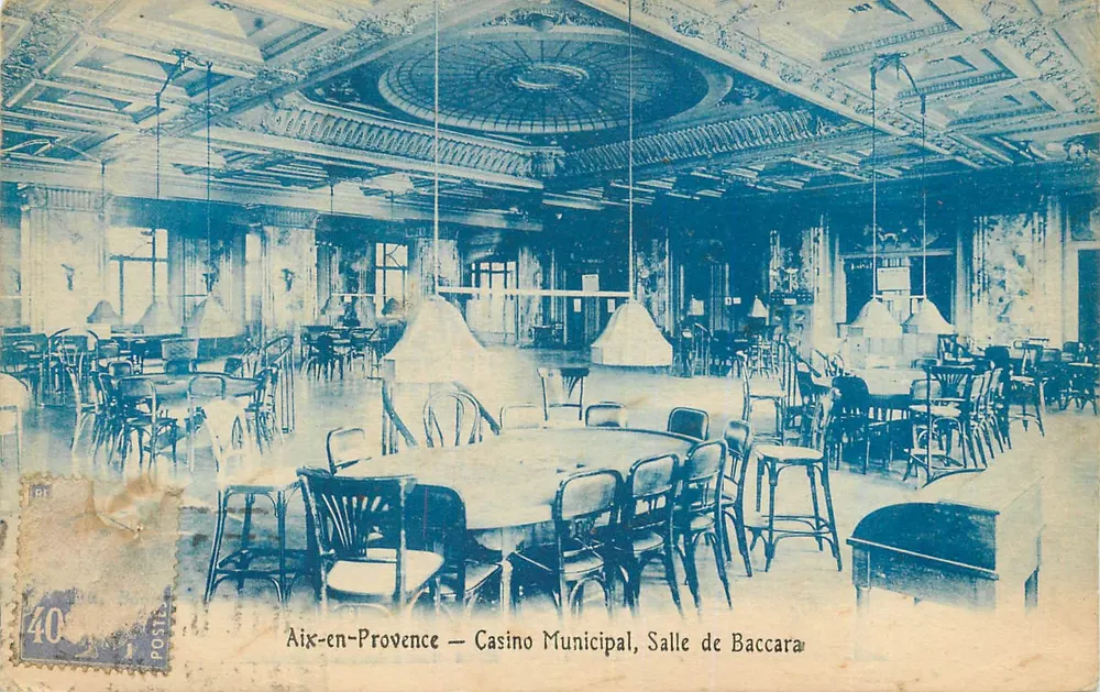 Aix-en-Provence — Stadtcasino, Baccarat-Saal - Vorderseite