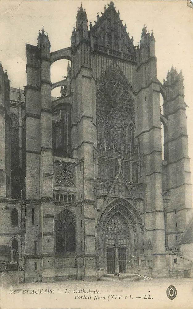 Beauvais — La Cathédrale. Portail Nord (XVIe s.) — LL. - Recto