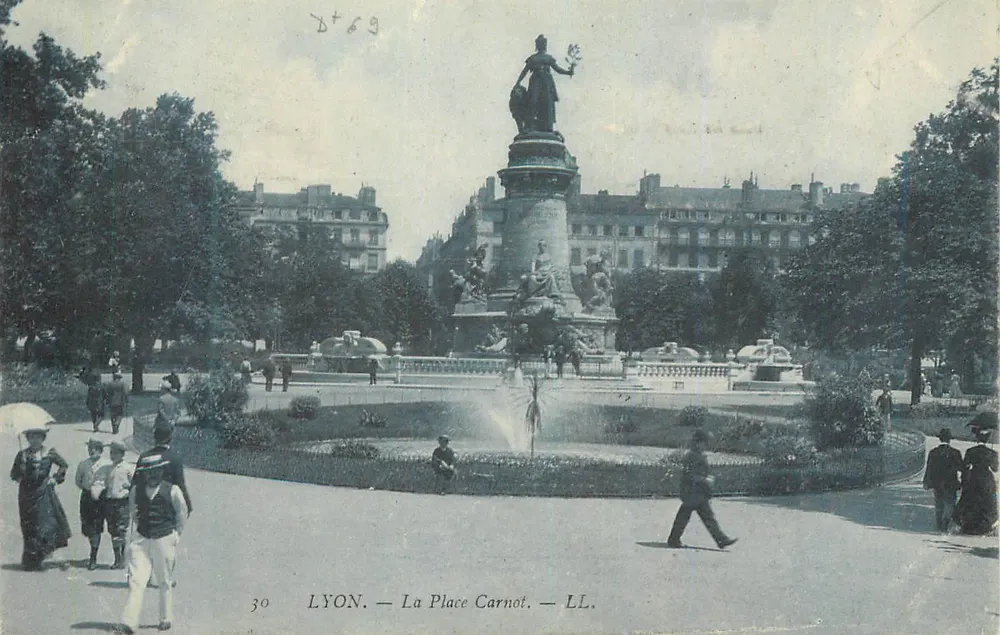 LYON — Plac Carnot — LL. - Awers
