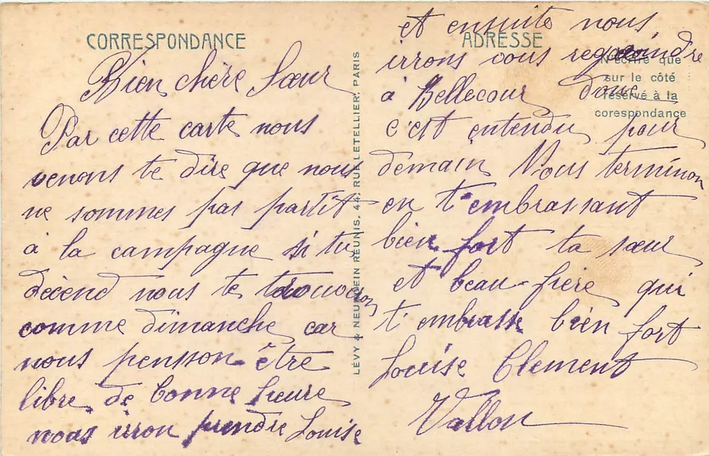 LYON — A Prefeitura — LL - Verso