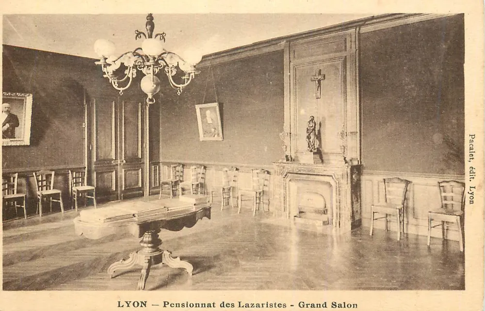 LYON — Pension der Lazaristen — Großer Salon - Vorderseite