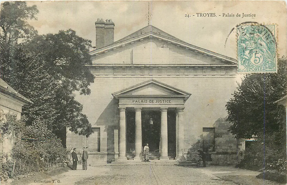 Troyes - Palácio de Justiça — Coleção T. G. — n°24 - Frente